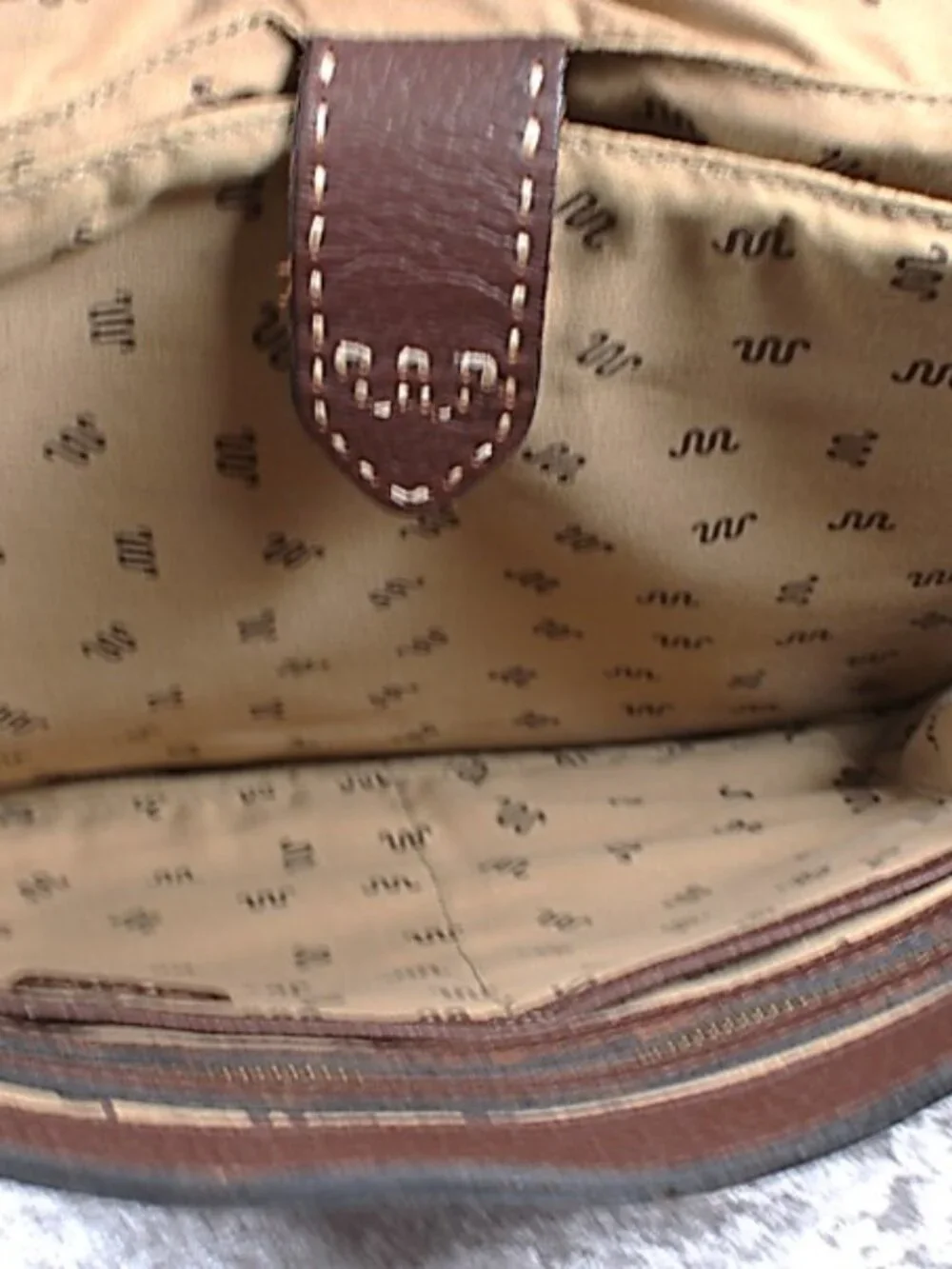 King Ranch Leather Messenger Briefcase Laptop Bag Brown Crossbody Satchel